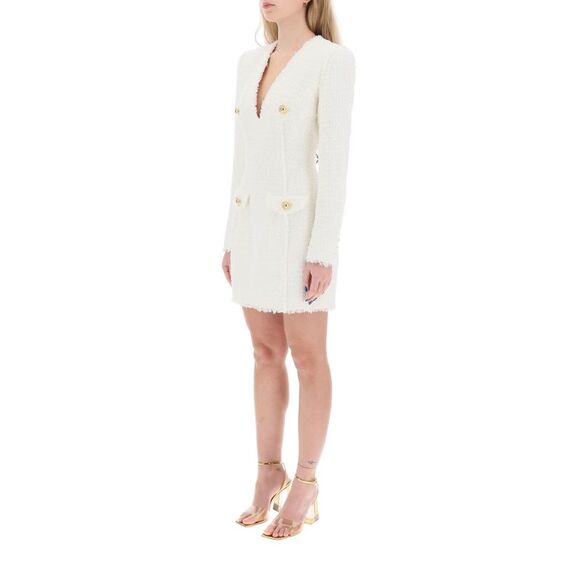 BALMAIN Mini Dress In Tweed - Picture 4 of 4